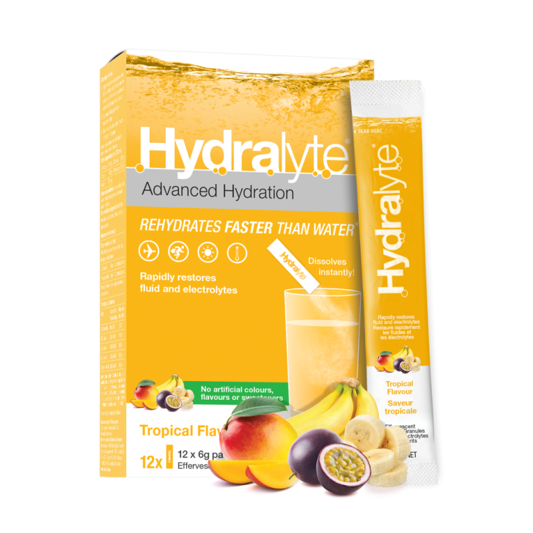 Hydralyte Electrolyte Powder, Tropical