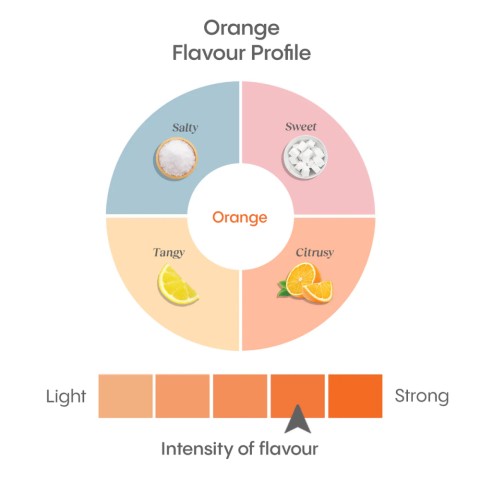 Hydralyte Orange Flavour Profile