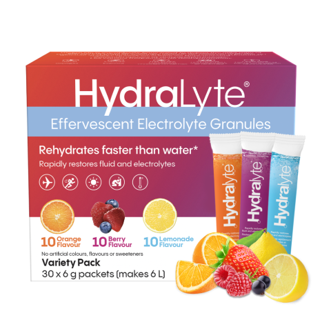 Hydralyte Electrolyte Powder, Variety Pack